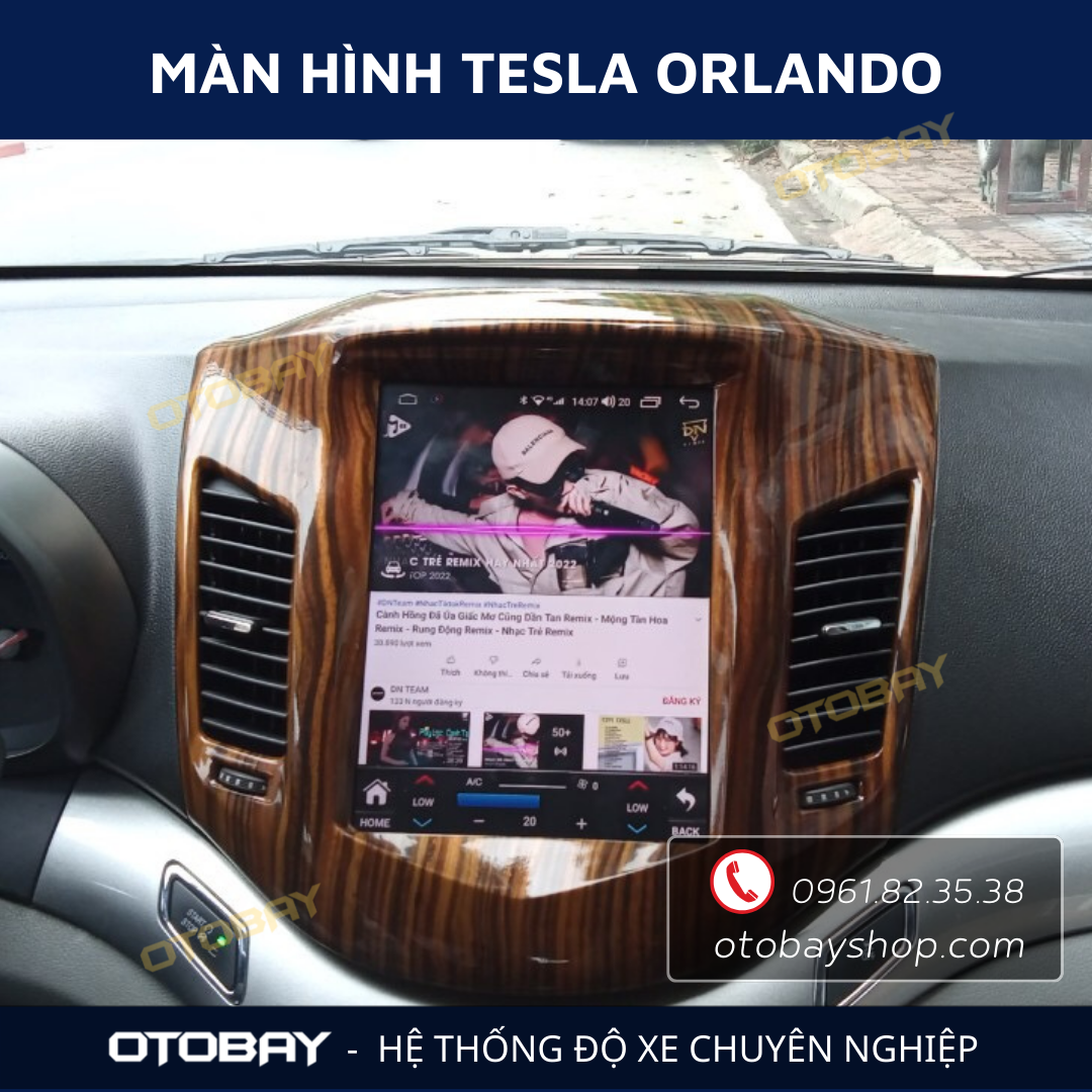 Màn hình Tesla cho xe Chevrolet Orlando