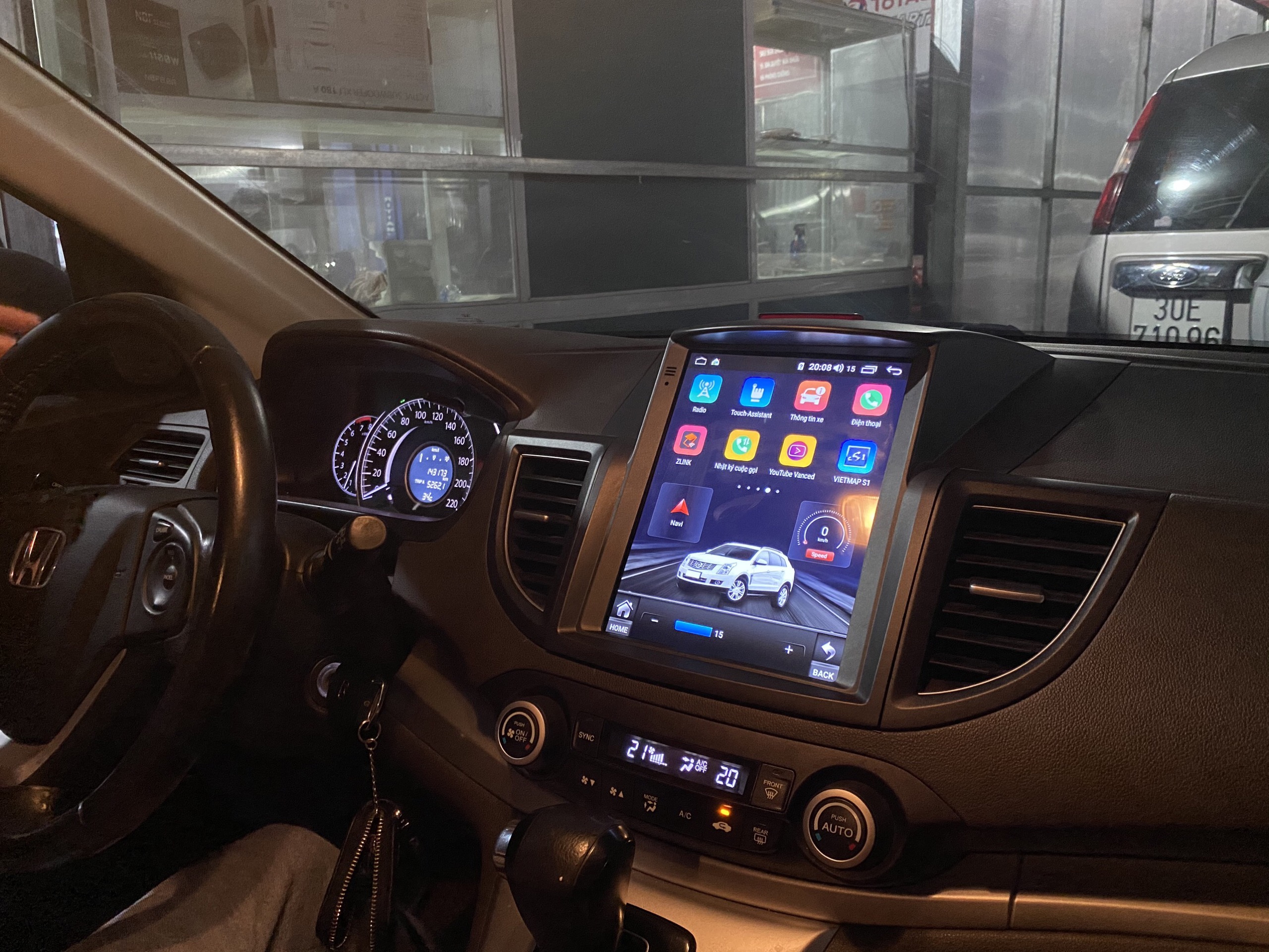 Màn hình Tesla xe Honda CRV 2012-2016 - Ảnh 4