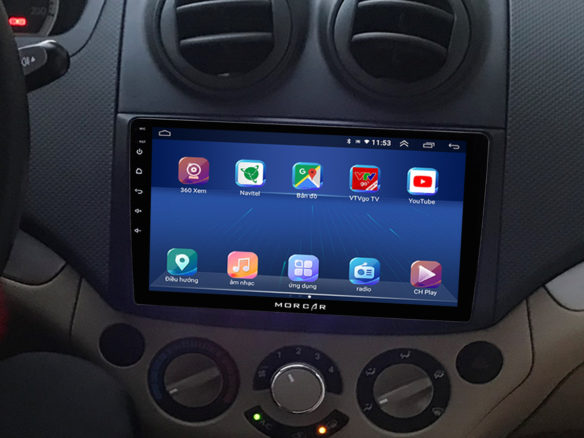 Màn hình android xe Chevrolet Aveo 2006-2019 - Ảnh 3