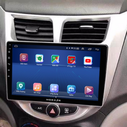 Màn hình android xe Hyundai Accent - Ảnh 3