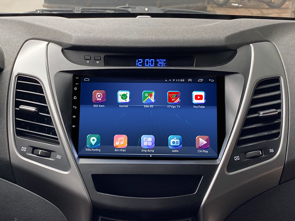 Màn hình android xe Hyundai Elantra - Ảnh 3