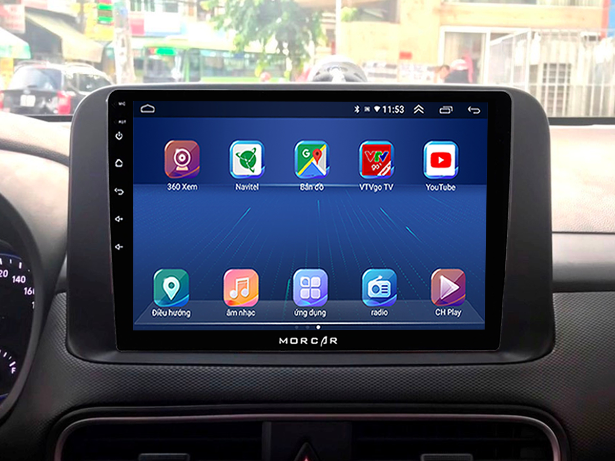 Màn hình android xe Hyundai Kona - Ảnh 3