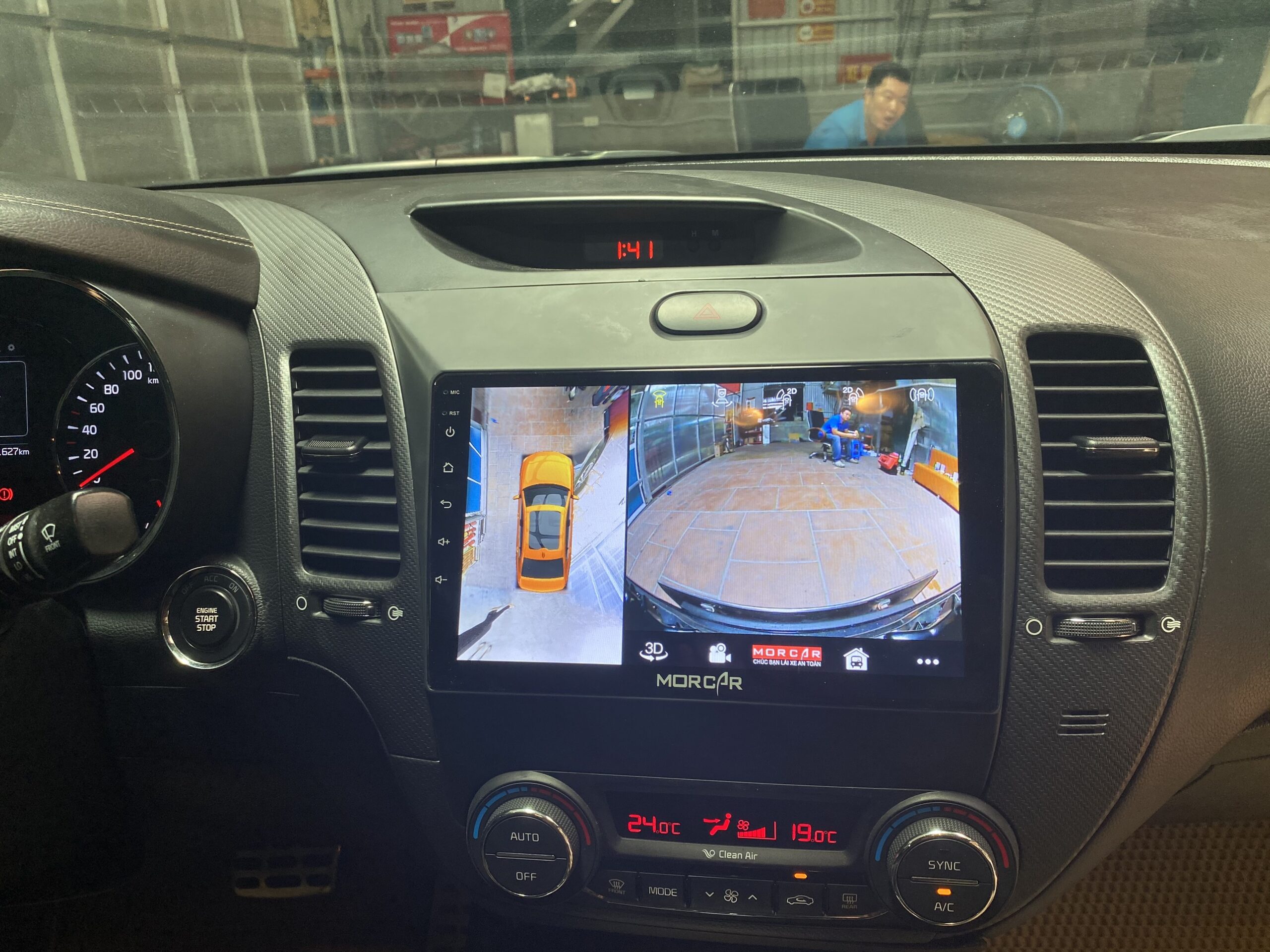 Màn hình android xe Kia Cerato