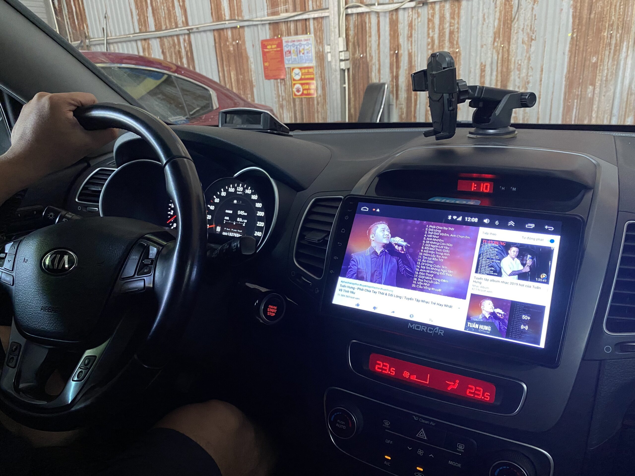 Màn hình android xe Kia Sorento 2014-2018 - Ảnh 5